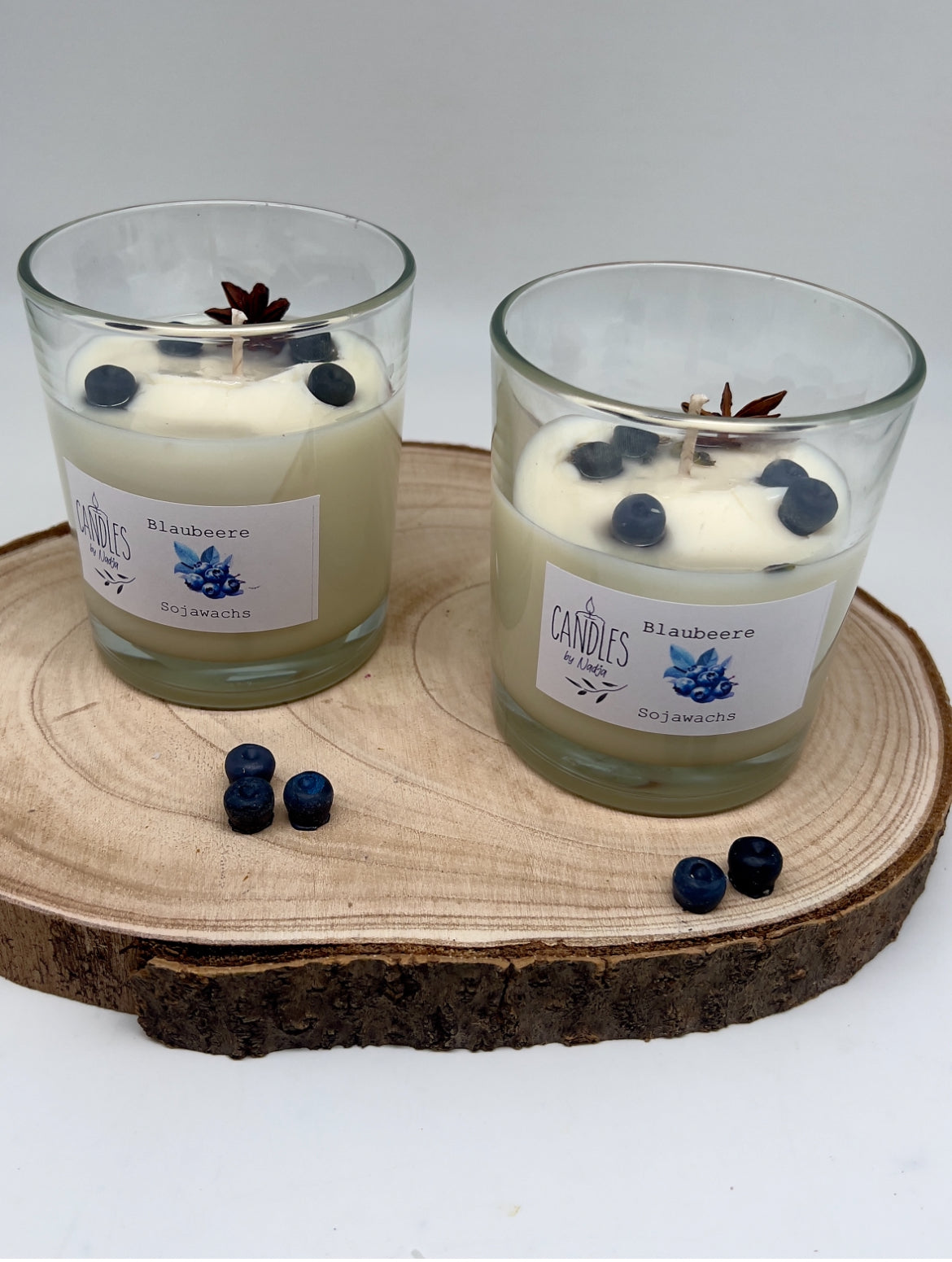 Duftkerzen Orange/Apple/Cherry/Lavendel/Limone/Blaubeere