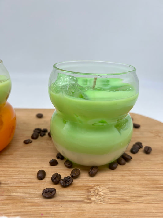 Iced Matcha Latte Kerze