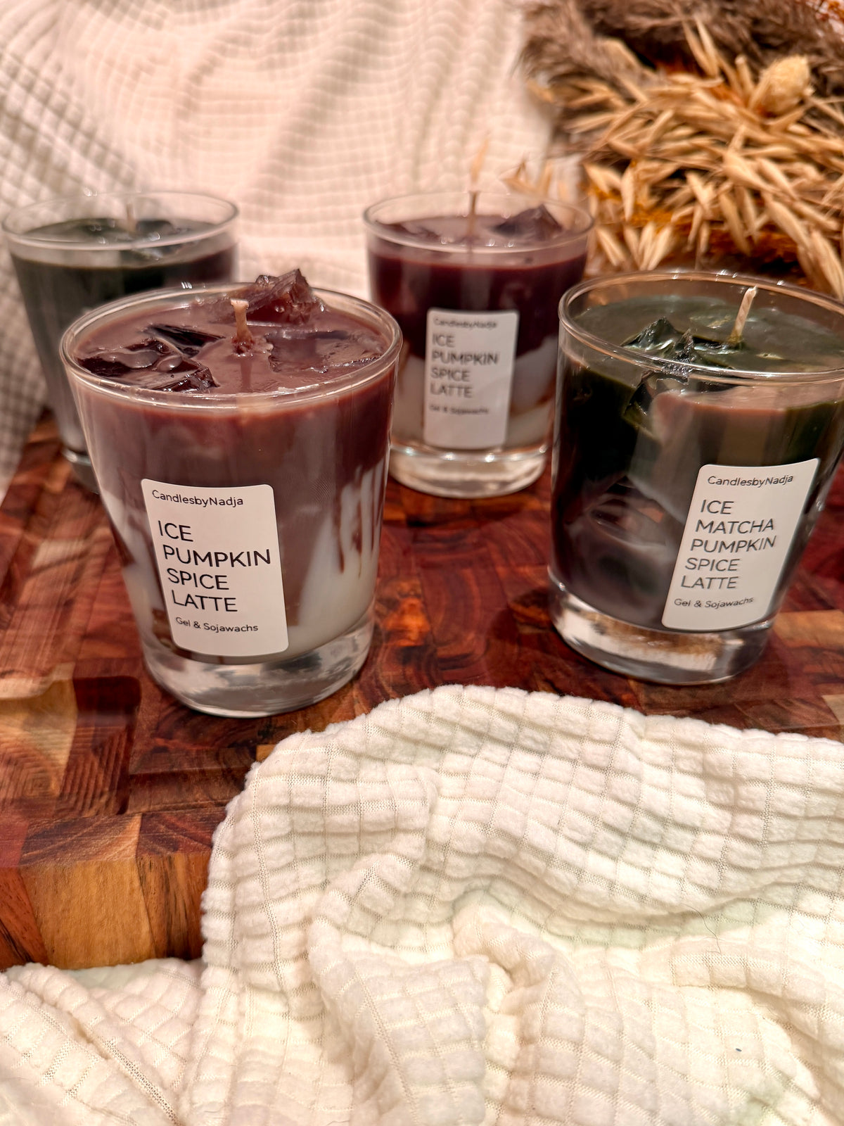 ICE PUMPKIN SPICE LATTE & MATCHA