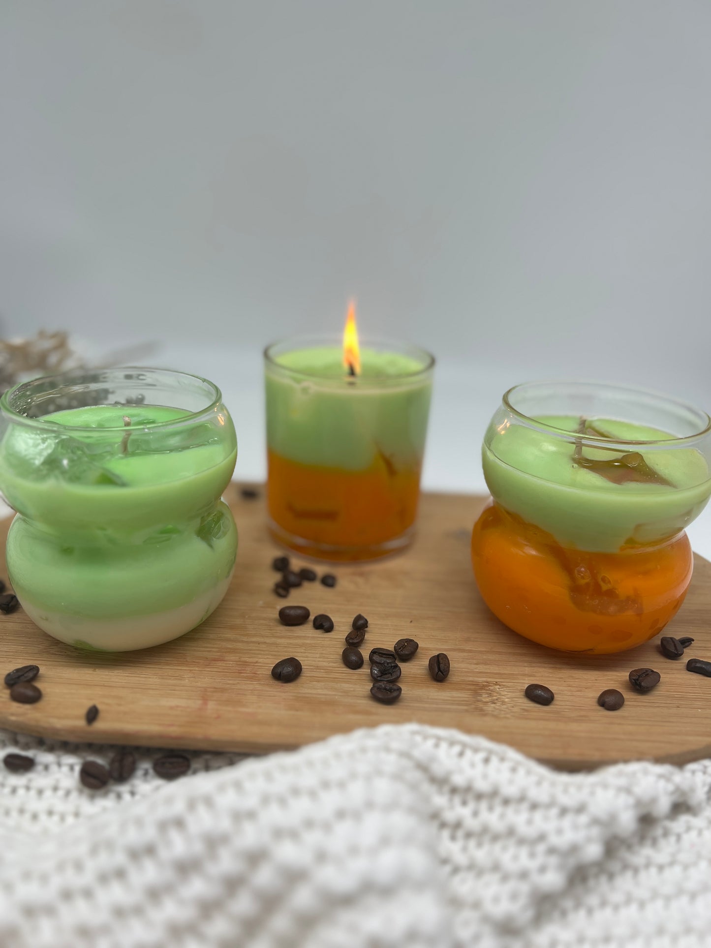 Iced Matcha Latte Kerze